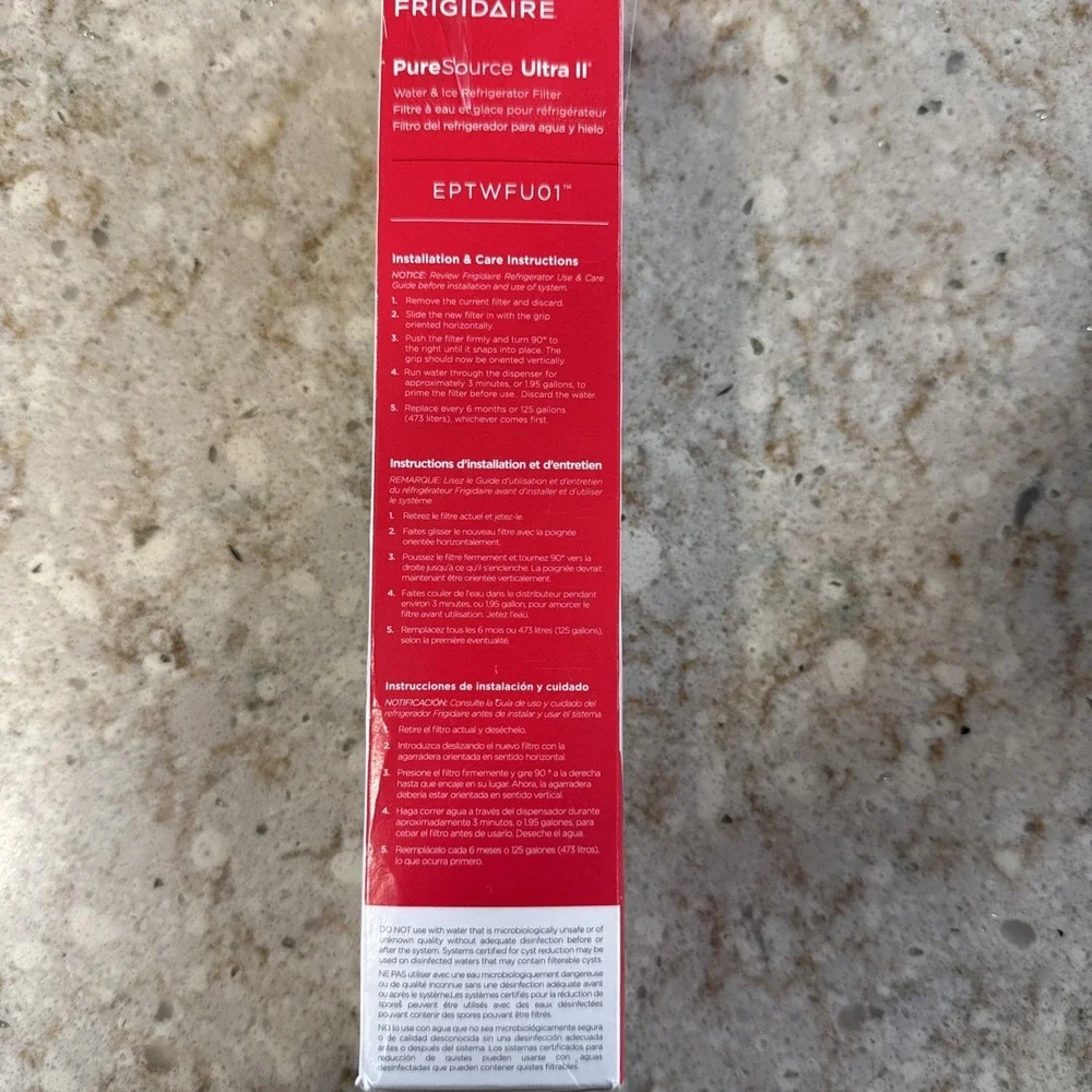 3 Frigidaire PureSource Ultra II Water/Ice Refrigerator Filter (EPTWFU01)